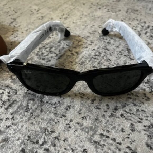 New Ray-Ban Meta Wayfarer Large Shiny Black Glasses RW 4008 - Picture 12 of 15